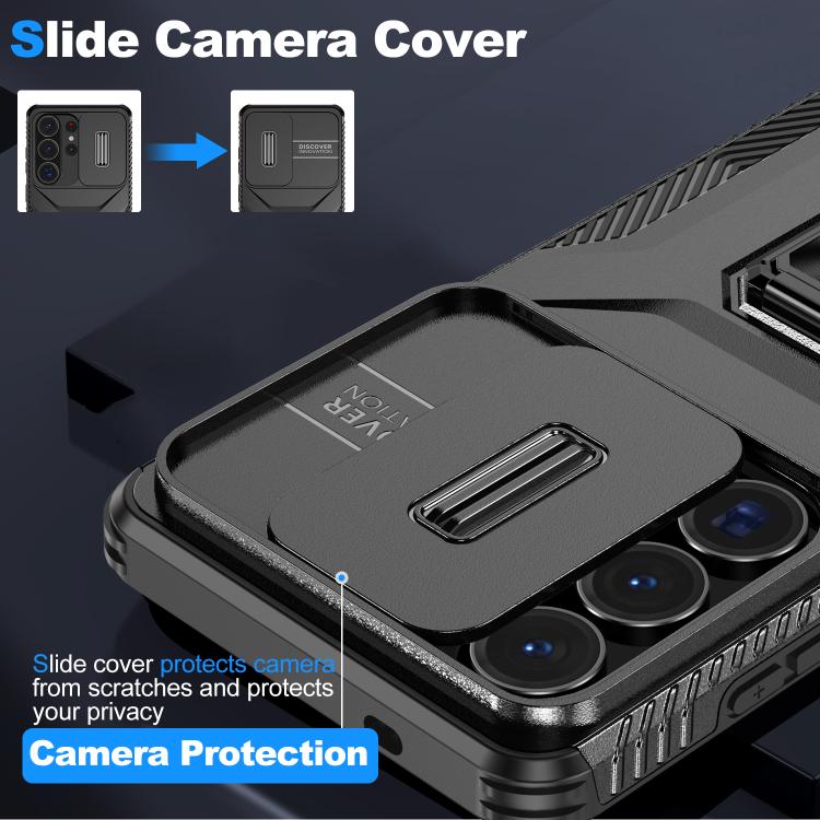 For Samsung Galaxy S26 Ultra 5G Sliding Camshield Holder Phone Case
