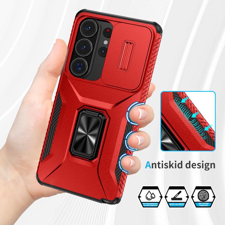 For Samsung Galaxy S26 Ultra 5G Sliding Camshield Holder Phone Case