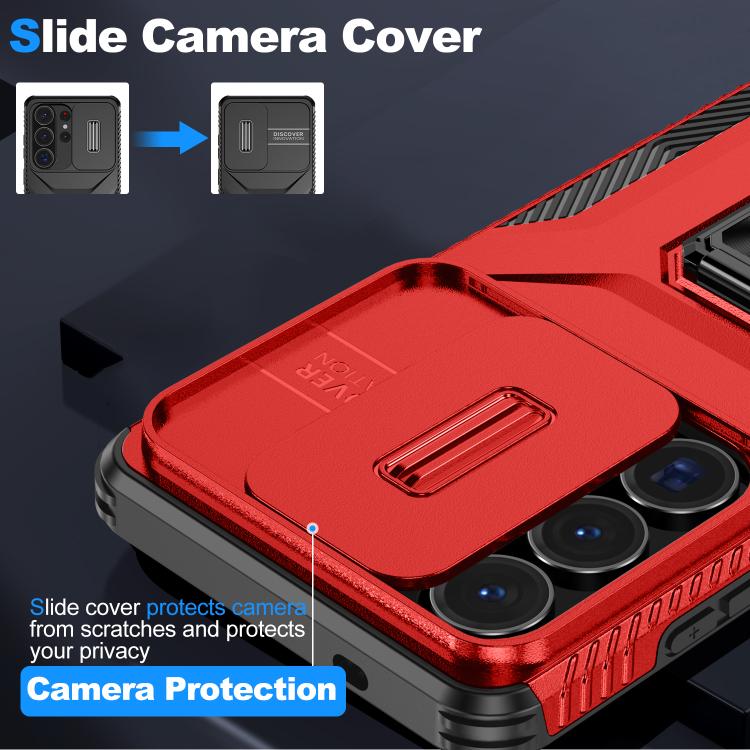For Samsung Galaxy S26 Ultra 5G Sliding Camshield Holder Phone Case