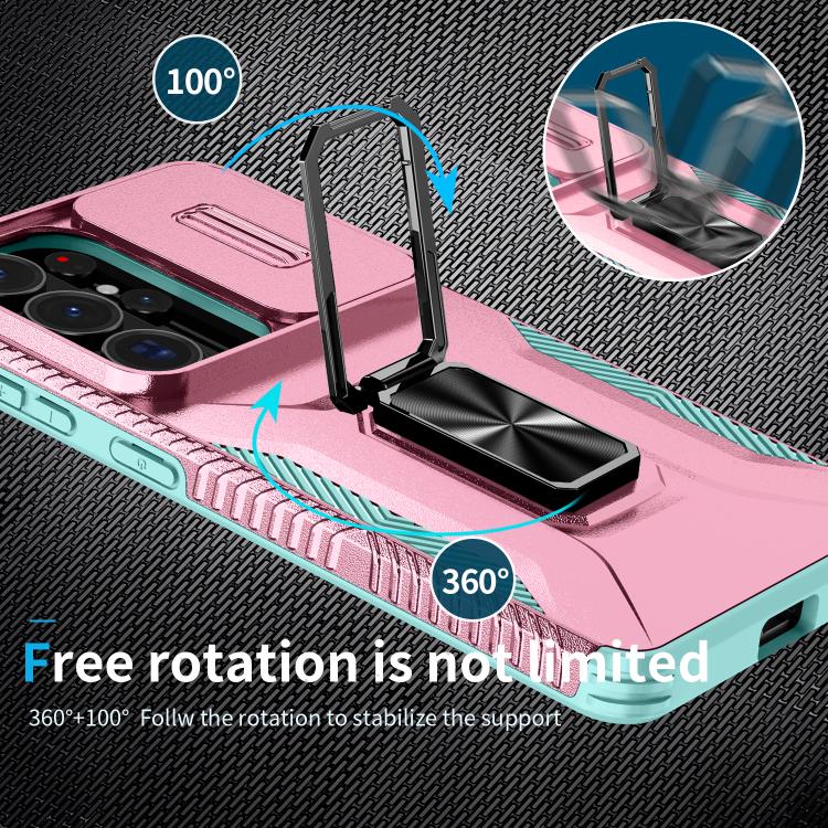 For Samsung Galaxy S26 Ultra 5G Sliding Camshield Holder Phone Case