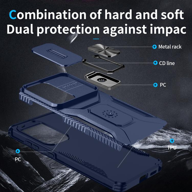 For Samsung Galaxy S26 Ultra 5G Sliding Camshield Holder Phone Case