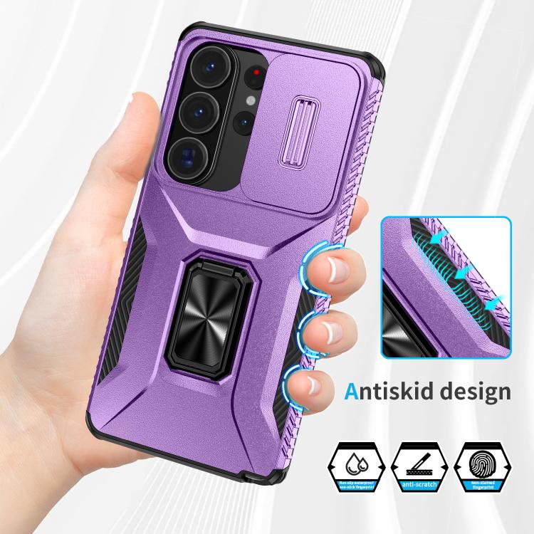 For Samsung Galaxy S26 Ultra 5G Sliding Camshield Holder Phone Case