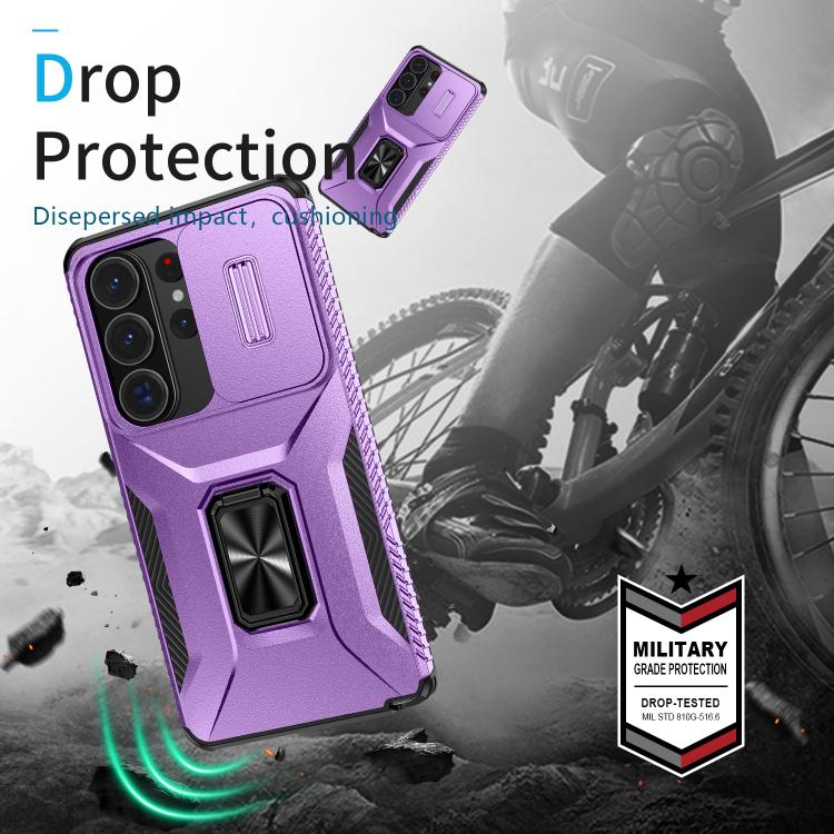 For Samsung Galaxy S26 Ultra 5G Sliding Camshield Holder Phone Case