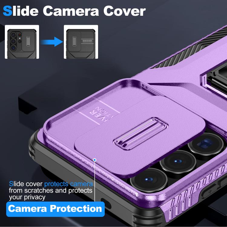 For Samsung Galaxy S26 Ultra 5G Sliding Camshield Holder Phone Case