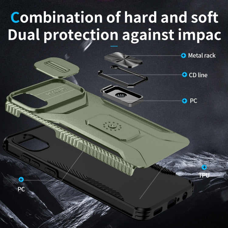 For Samsung Galaxy A05 Sliding Camshield Holder Phone Case