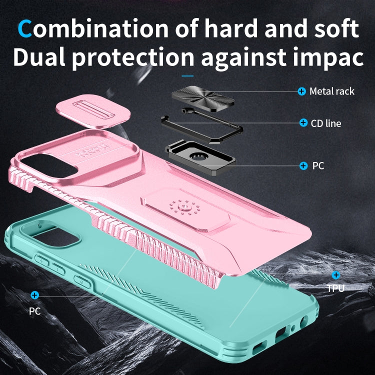 For Samsung Galaxy A05 Sliding Camshield Holder Phone Case