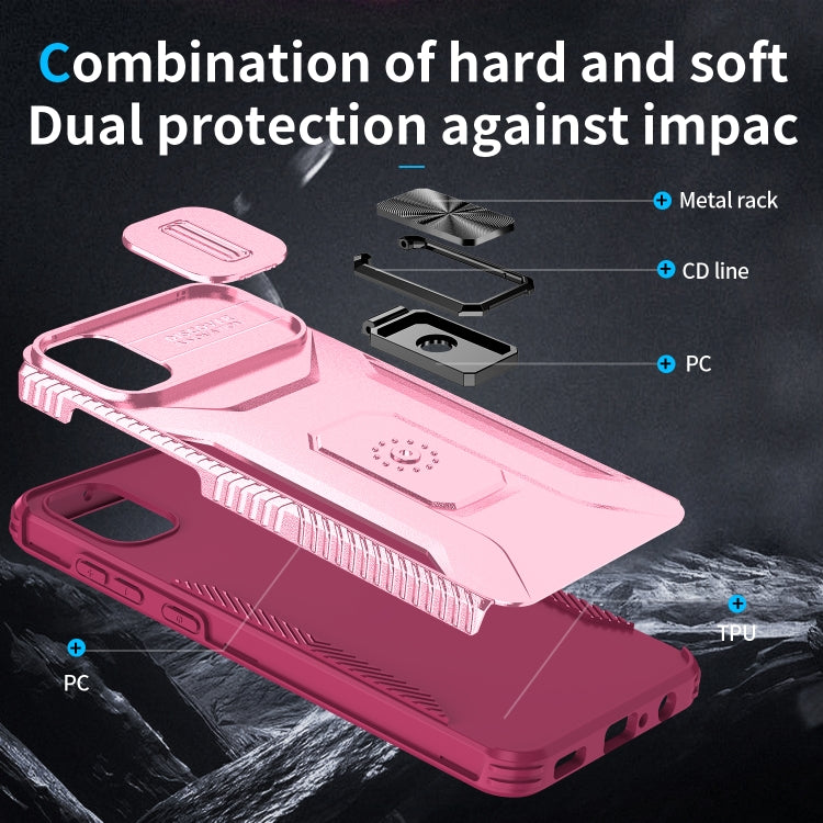 For Samsung Galaxy A05 Sliding Camshield Holder Phone Case