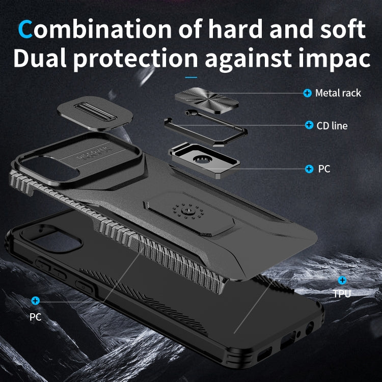 For Samsung Galaxy A05 Sliding Camshield Holder Phone Case