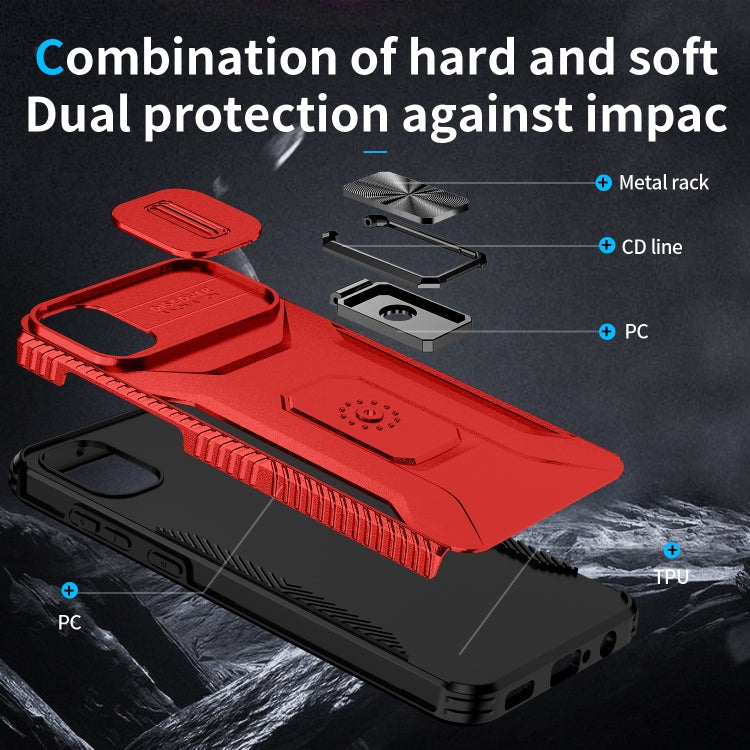 For Samsung Galaxy A05 Sliding Camshield Holder Phone Case