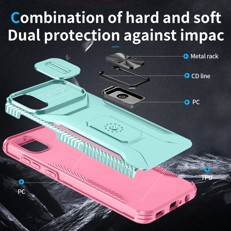 For Samsung Galaxy A05 Sliding Camshield Holder Phone Case