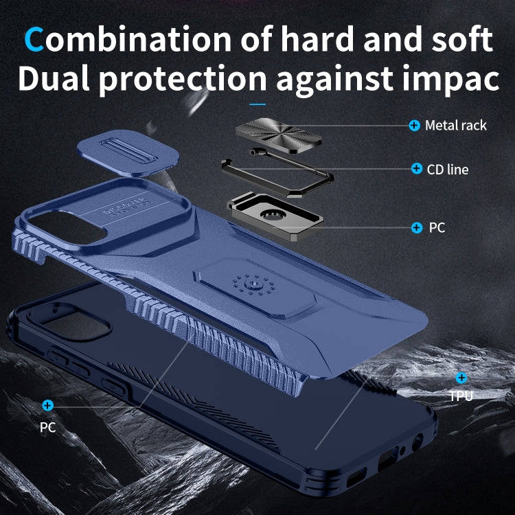 For Samsung Galaxy A05 Sliding Camshield Holder Phone Case