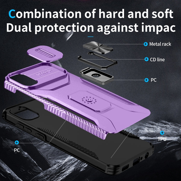 For Samsung Galaxy A05 Sliding Camshield Holder Phone Case