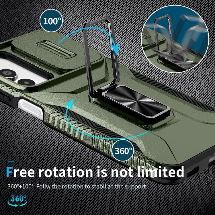 For Samsung Galaxy A16 Sliding Camshield Holder Phone Case