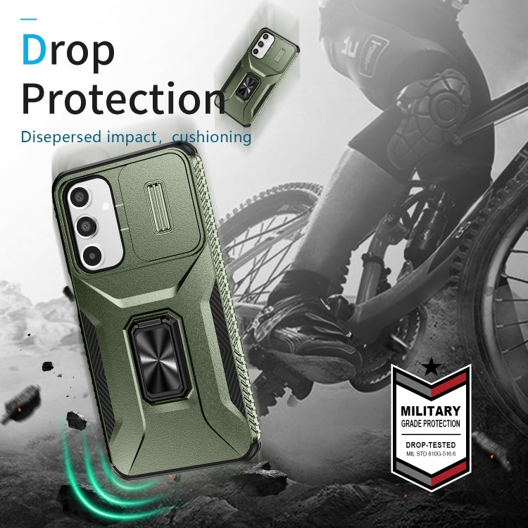 For Samsung Galaxy A16 Sliding Camshield Holder Phone Case
