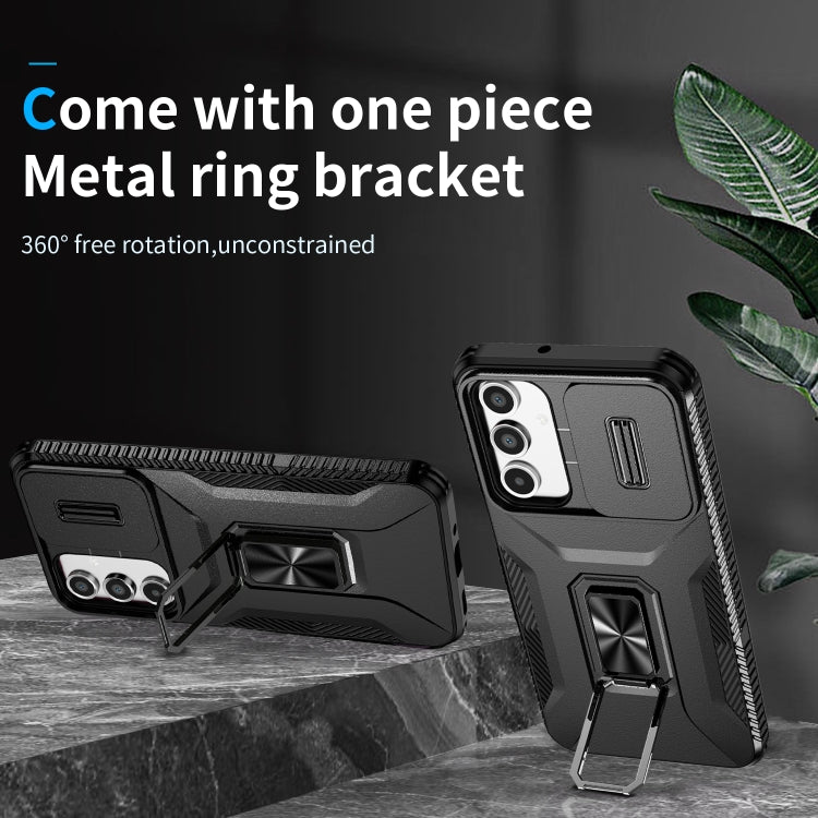 For Samsung Galaxy A16 Sliding Camshield Holder Phone Case