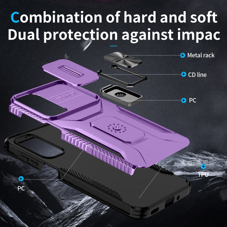 For Samsung Galaxy A16 Sliding Camshield Holder Phone Case