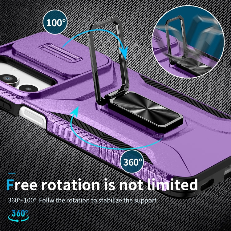 For Samsung Galaxy A16 Sliding Camshield Holder Phone Case