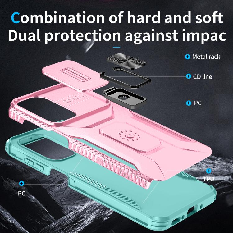 For Samsung Galaxy A17 5G / A26 5G Sliding Camshield Holder Phone Case