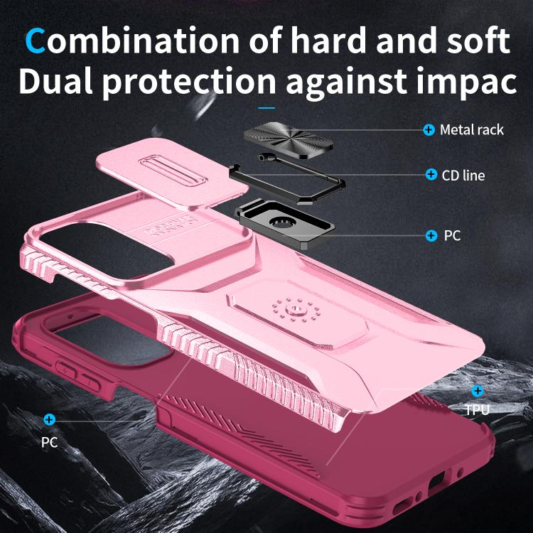 For Samsung Galaxy A17 5G / A26 5G Sliding Camshield Holder Phone Case