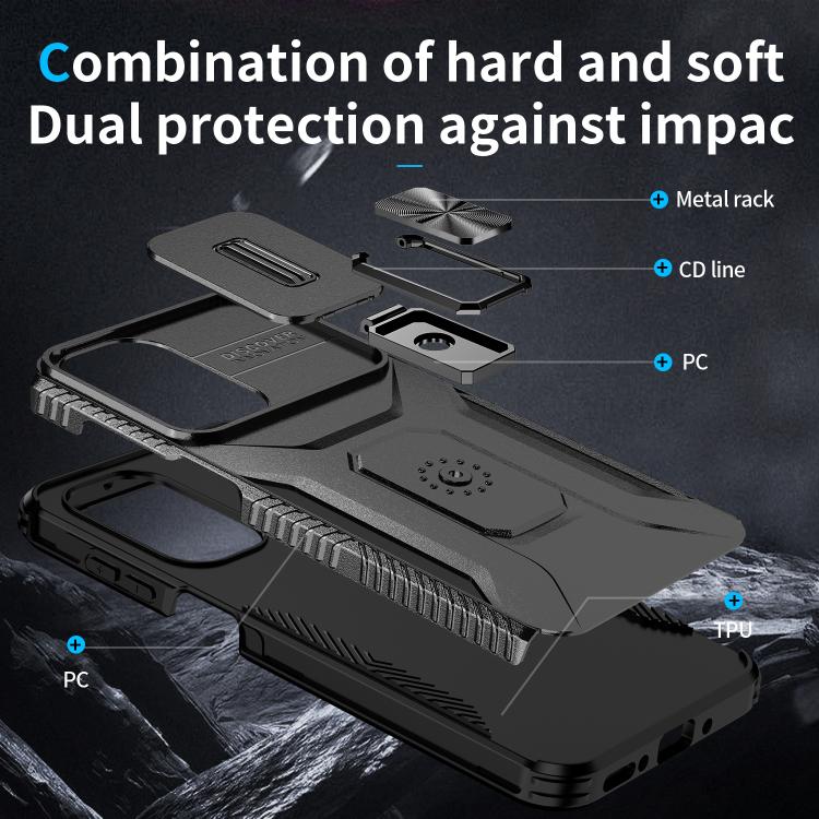 For Samsung Galaxy A17 5G / A26 5G Sliding Camshield Holder Phone Case