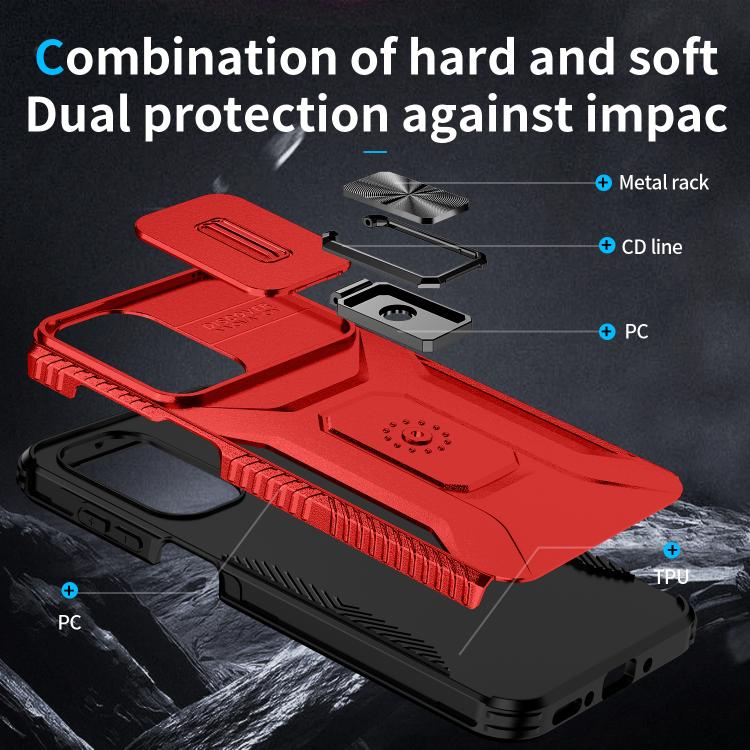 For Samsung Galaxy A17 5G / A26 5G Sliding Camshield Holder Phone Case