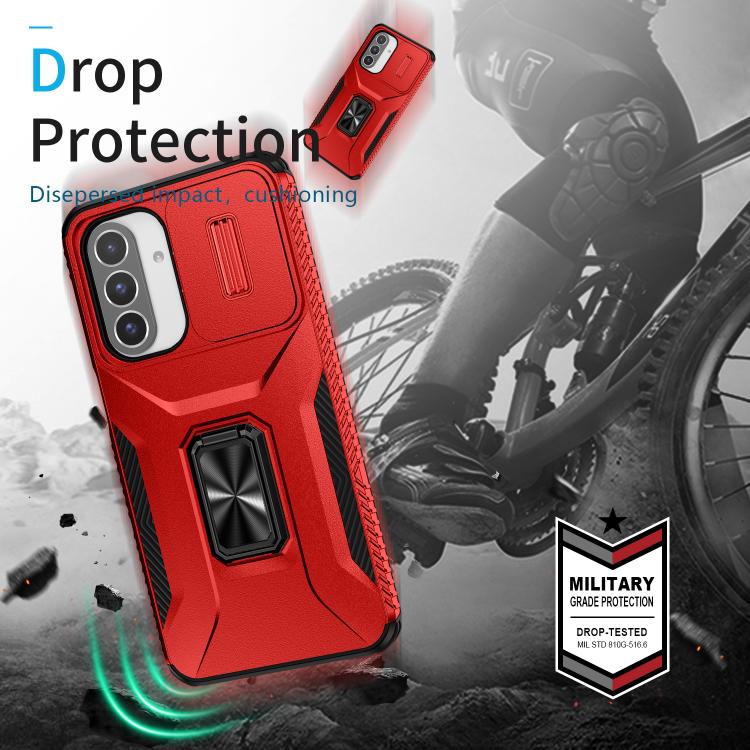 For Samsung Galaxy A17 5G / A26 5G Sliding Camshield Holder Phone Case