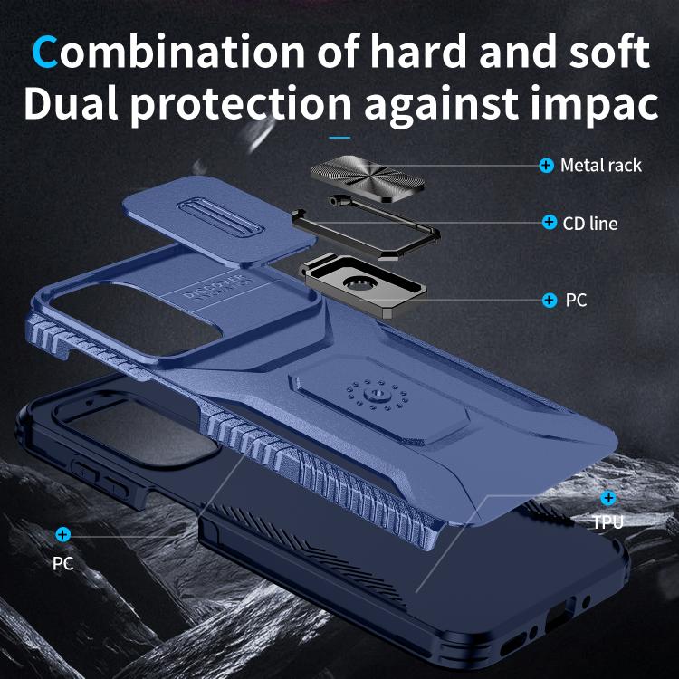 For Samsung Galaxy A17 5G / A26 5G Sliding Camshield Holder Phone Case
