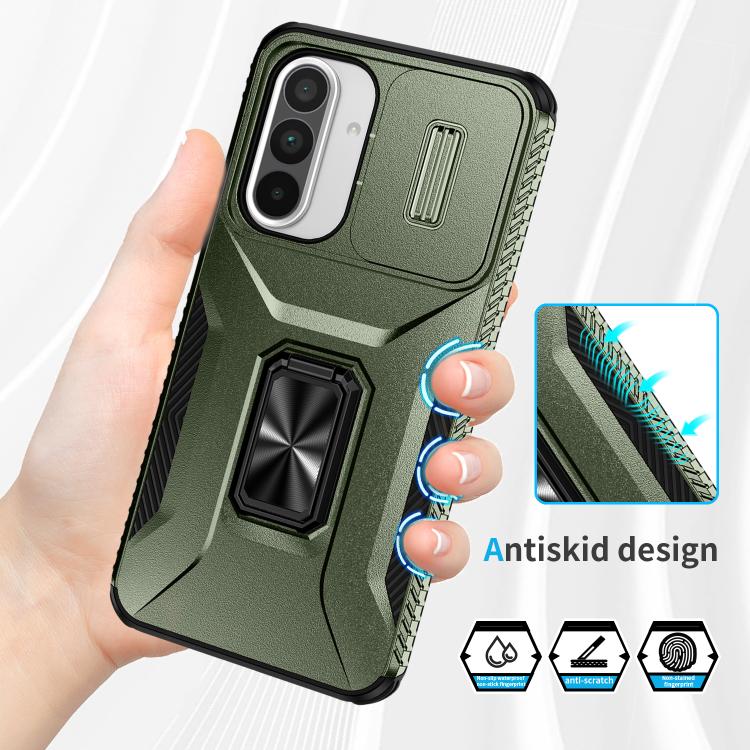 For Samsung Galaxy A36 Sliding Camshield Holder Phone Case
