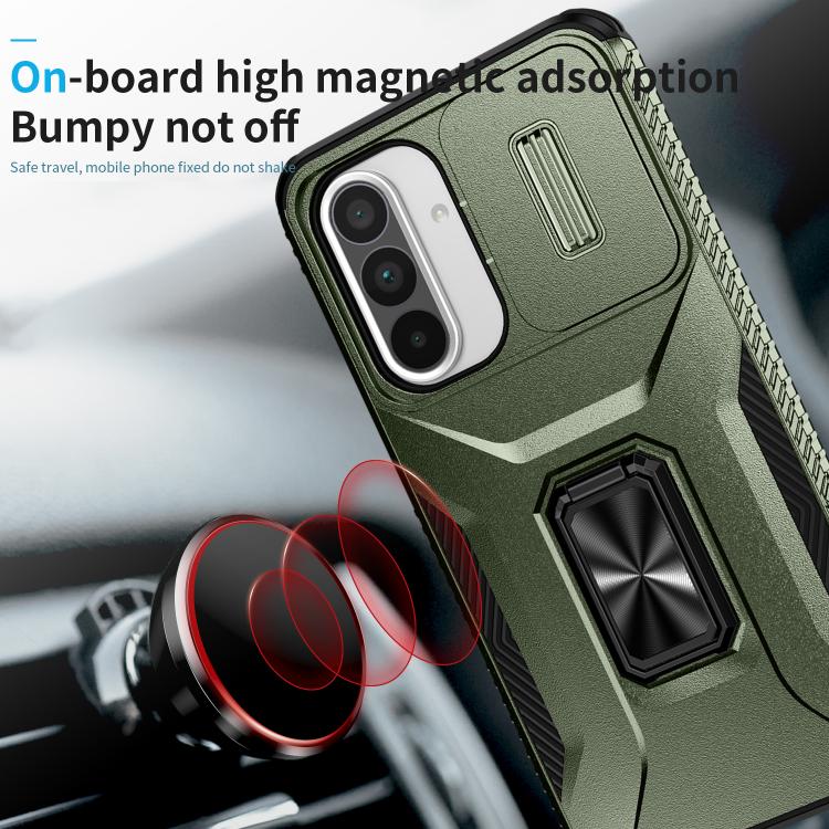For Samsung Galaxy A36 Sliding Camshield Holder Phone Case