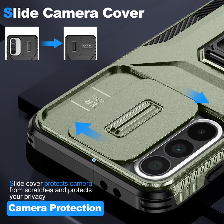 For Samsung Galaxy A36 Sliding Camshield Holder Phone Case