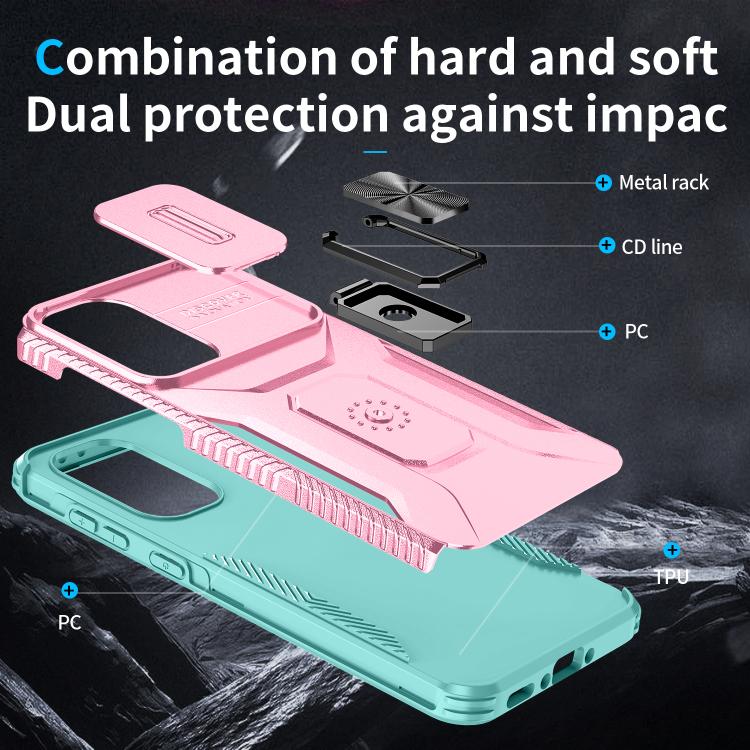 For Samsung Galaxy A36 Sliding Camshield Holder Phone Case