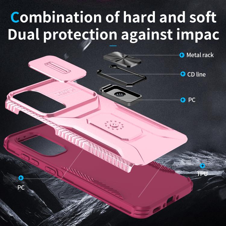 For Samsung Galaxy A36 Sliding Camshield Holder Phone Case