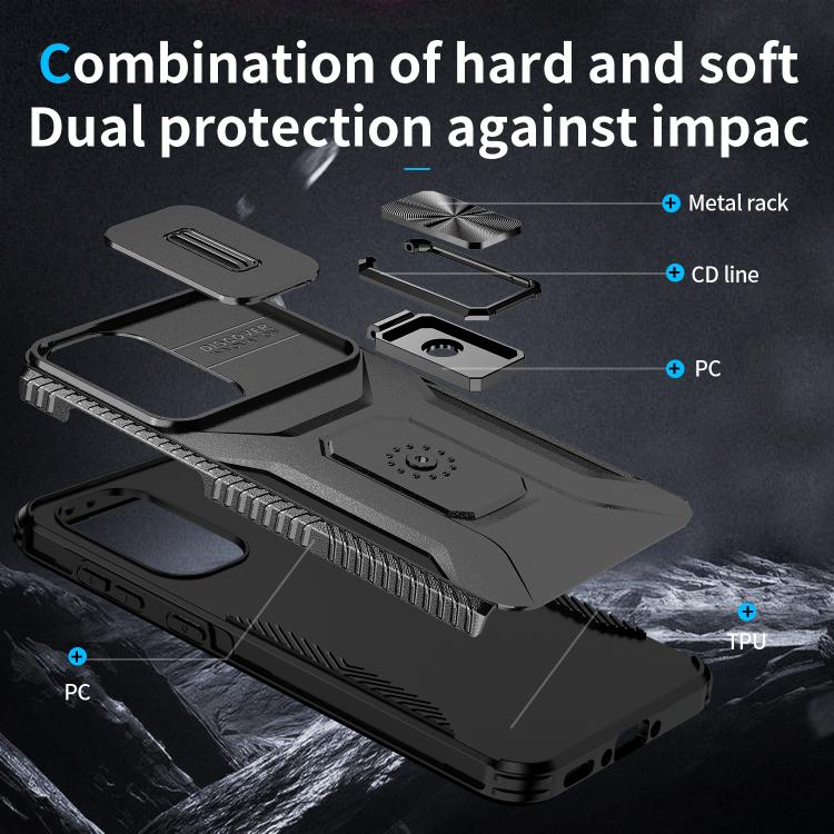 For Samsung Galaxy A36 Sliding Camshield Holder Phone Case