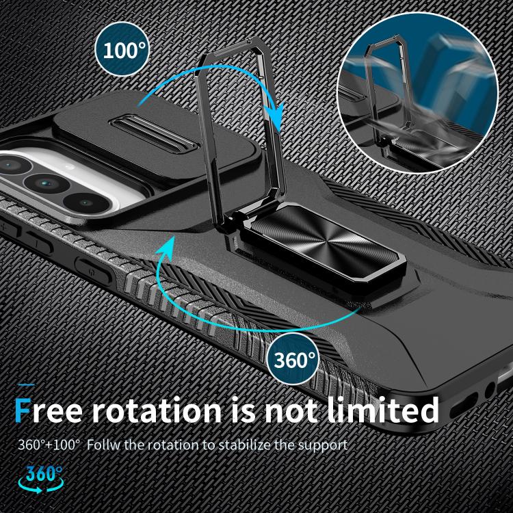 For Samsung Galaxy A36 Sliding Camshield Holder Phone Case