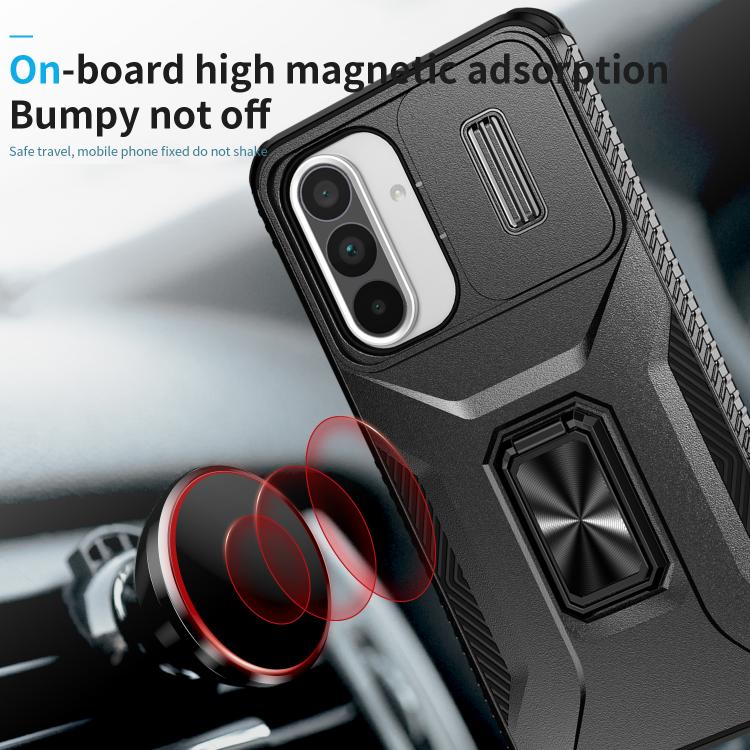 For Samsung Galaxy A36 Sliding Camshield Holder Phone Case