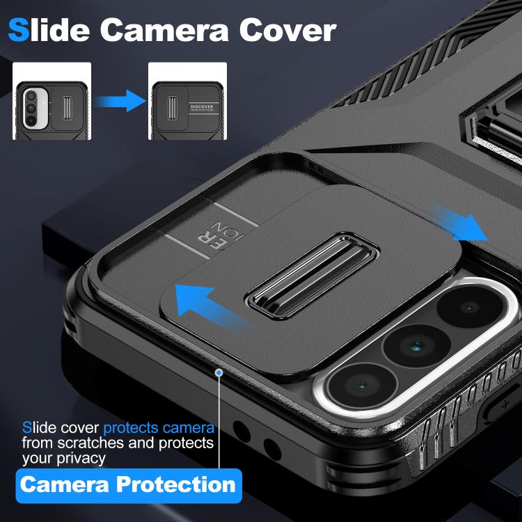 For Samsung Galaxy A36 Sliding Camshield Holder Phone Case