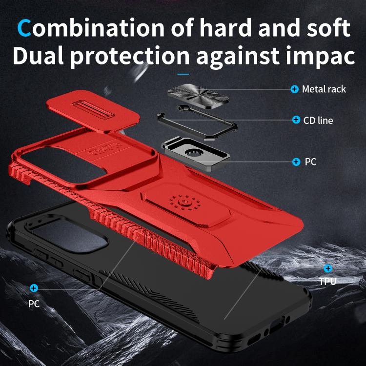 For Samsung Galaxy A36 Sliding Camshield Holder Phone Case
