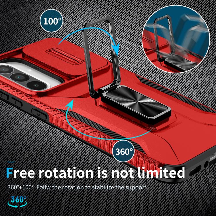 For Samsung Galaxy A36 Sliding Camshield Holder Phone Case