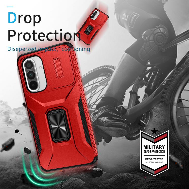For Samsung Galaxy A36 Sliding Camshield Holder Phone Case