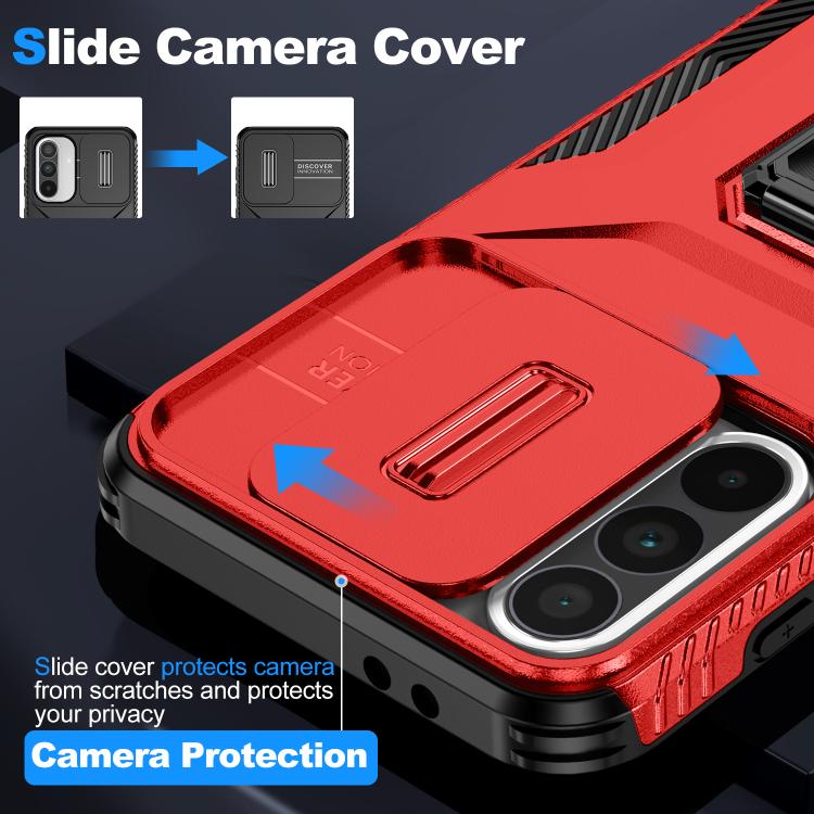 For Samsung Galaxy A36 Sliding Camshield Holder Phone Case