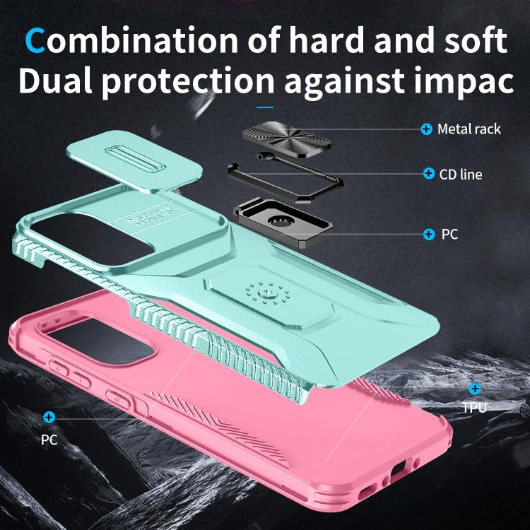 For Samsung Galaxy A36 Sliding Camshield Holder Phone Case