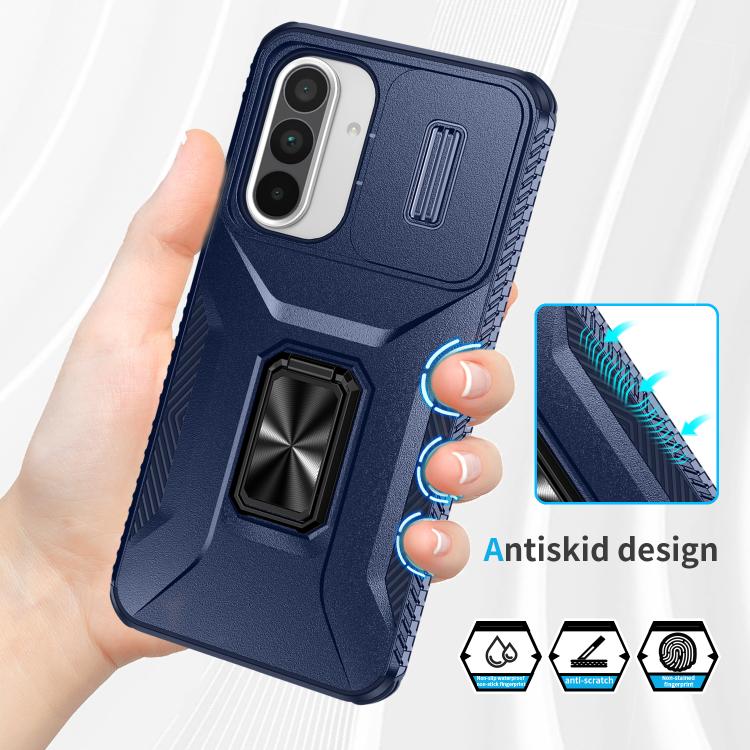 For Samsung Galaxy A36 Sliding Camshield Holder Phone Case