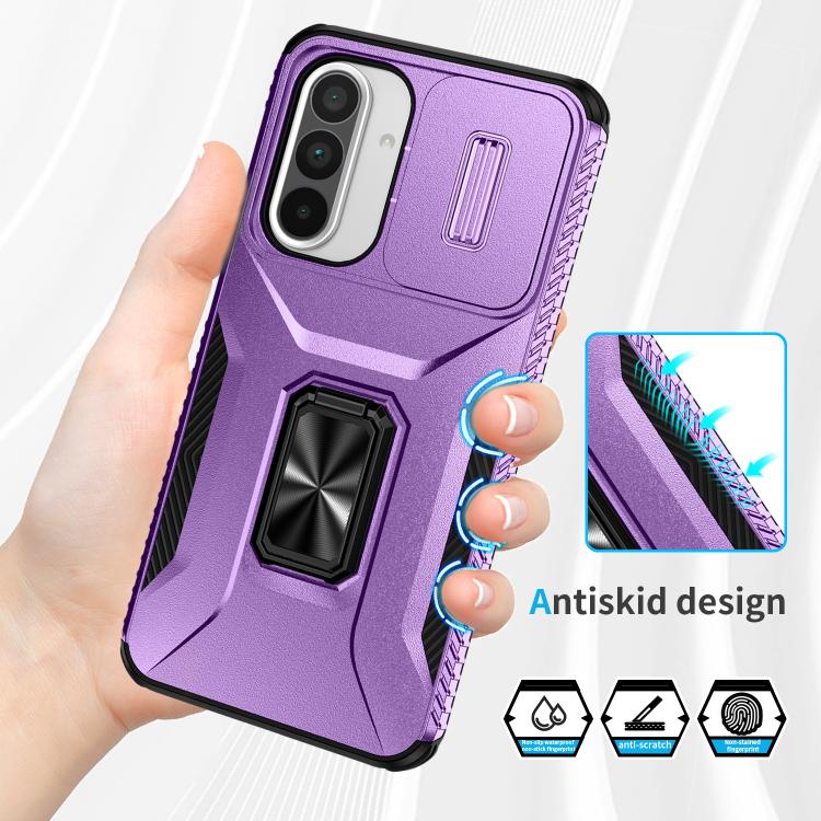 For Samsung Galaxy A36 Sliding Camshield Holder Phone Case