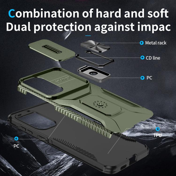 For Galaxy A57 5G Sliding Camshield Holder Phone Case