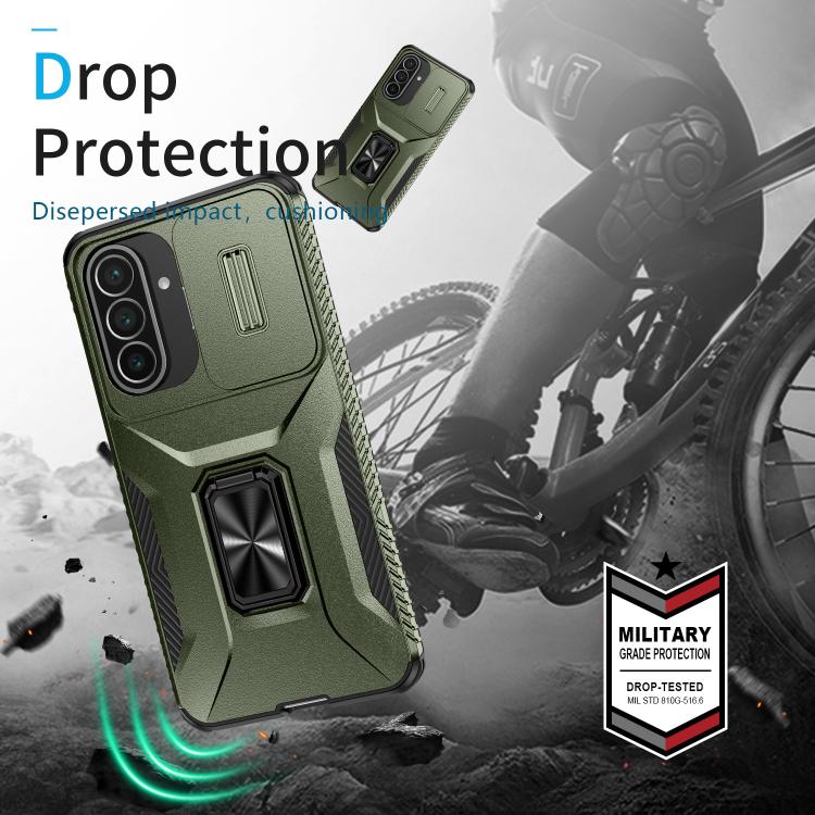 For Galaxy A57 5G Sliding Camshield Holder Phone Case