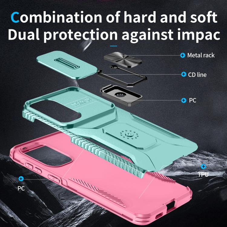 For Galaxy A57 5G Sliding Camshield Holder Phone Case