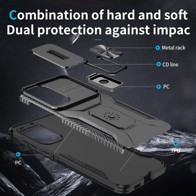 For Galaxy A57 5G Sliding Camshield Holder Phone Case