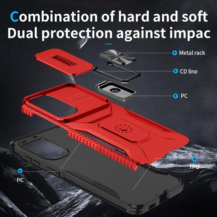 For Galaxy A57 5G Sliding Camshield Holder Phone Case