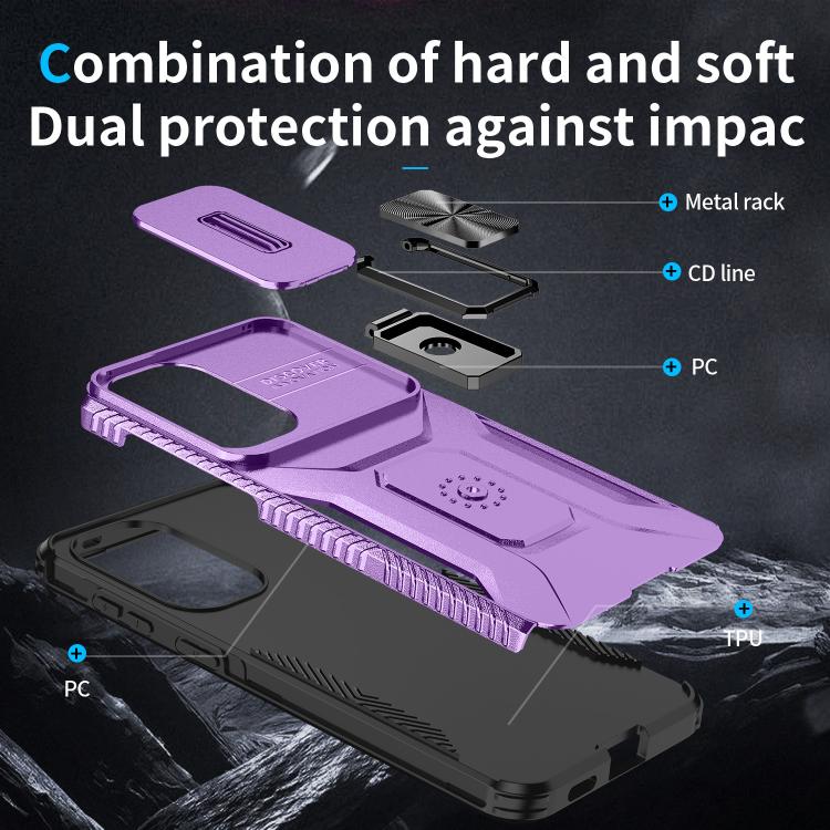 For Galaxy A57 5G Sliding Camshield Holder Phone Case