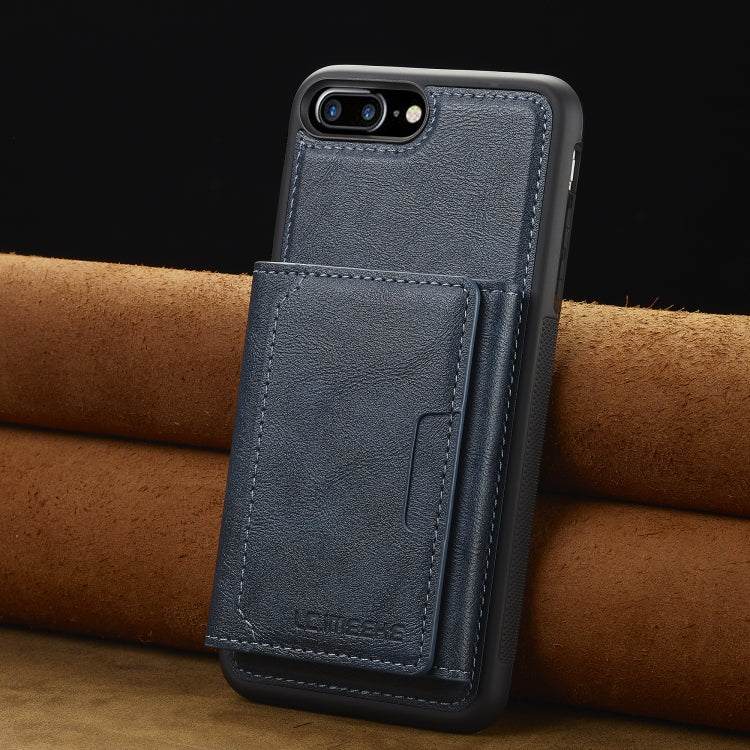 For iPhone 8 Plus / 7 Plus LC.IMEEKE L5 Series Detachable RFID Card Bag Magsafe Phone Case
